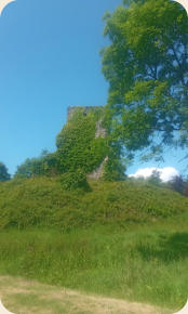 The old Castle Toward, a lovely walk near the cottages